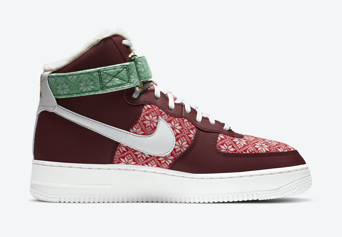 Nike Air Force 1 High Christmas DC1620-600 Release Date