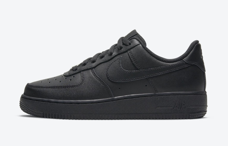 Nike Air Force 1 Low Triple Black Dd8959-001 Release Date - Sbd