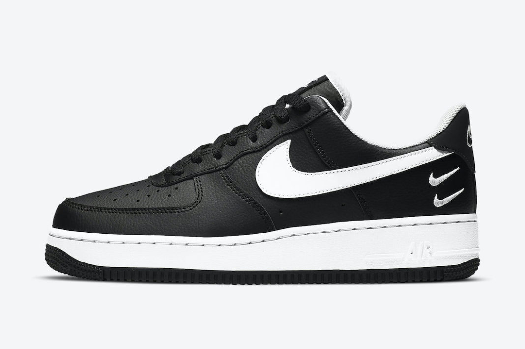 air force 1 low black white