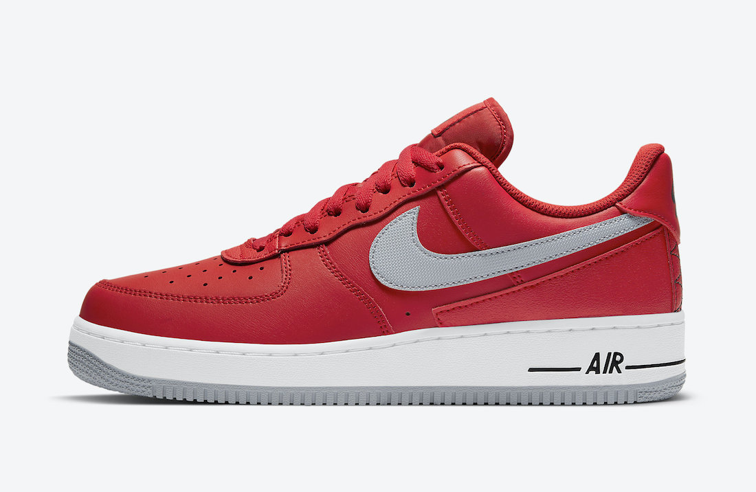 Nike Air Force 1 Low Red Grey DD7113-600 Release Date - SBD