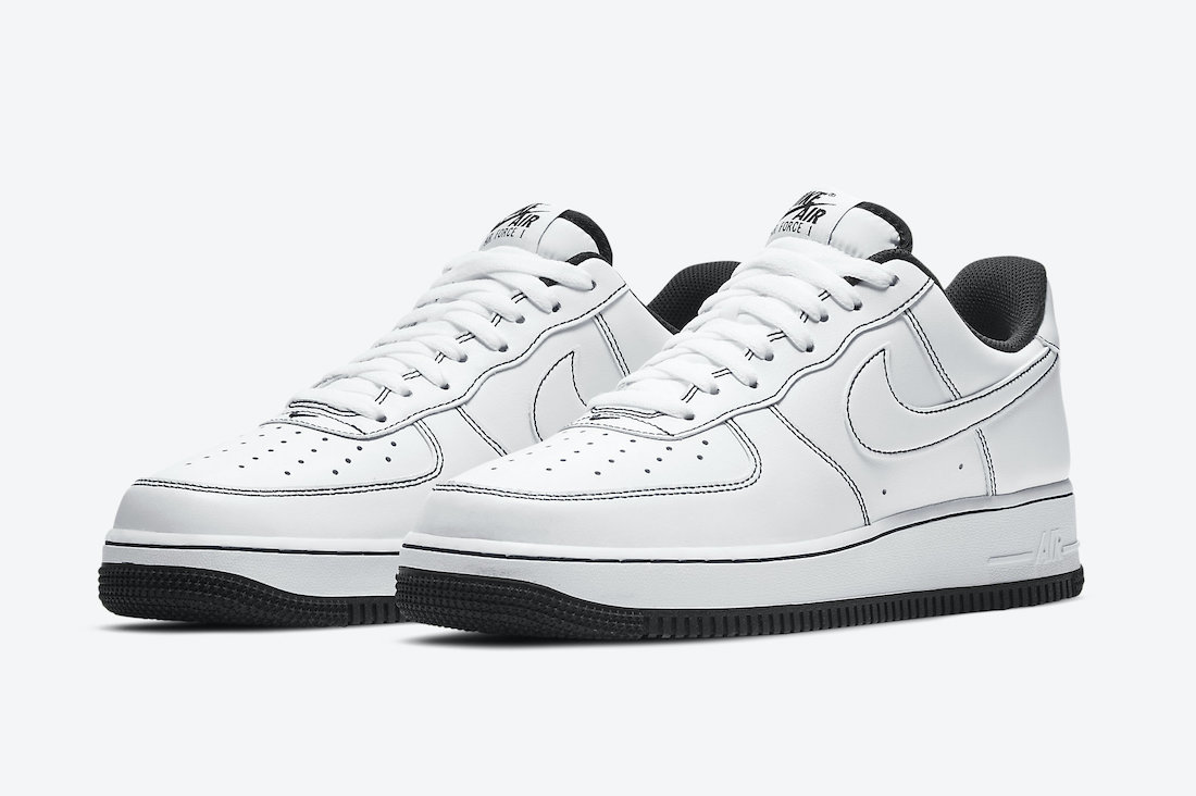 Nike Air Force 1 Low White Black CV1724-104 Release Date