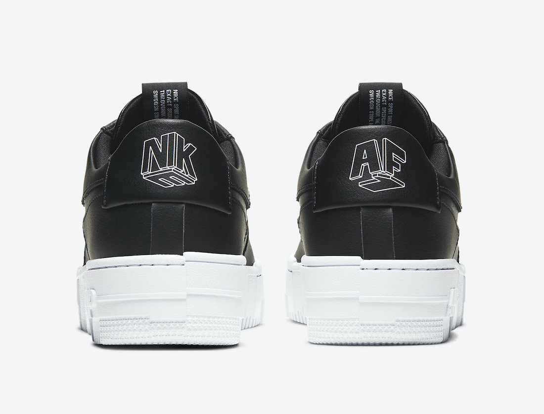 Nike Air Force 1 Pixel Black White CK6649-001 Release Date 