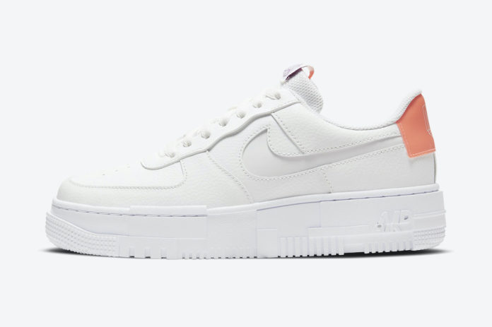nike air force 1 pixel salmon heel