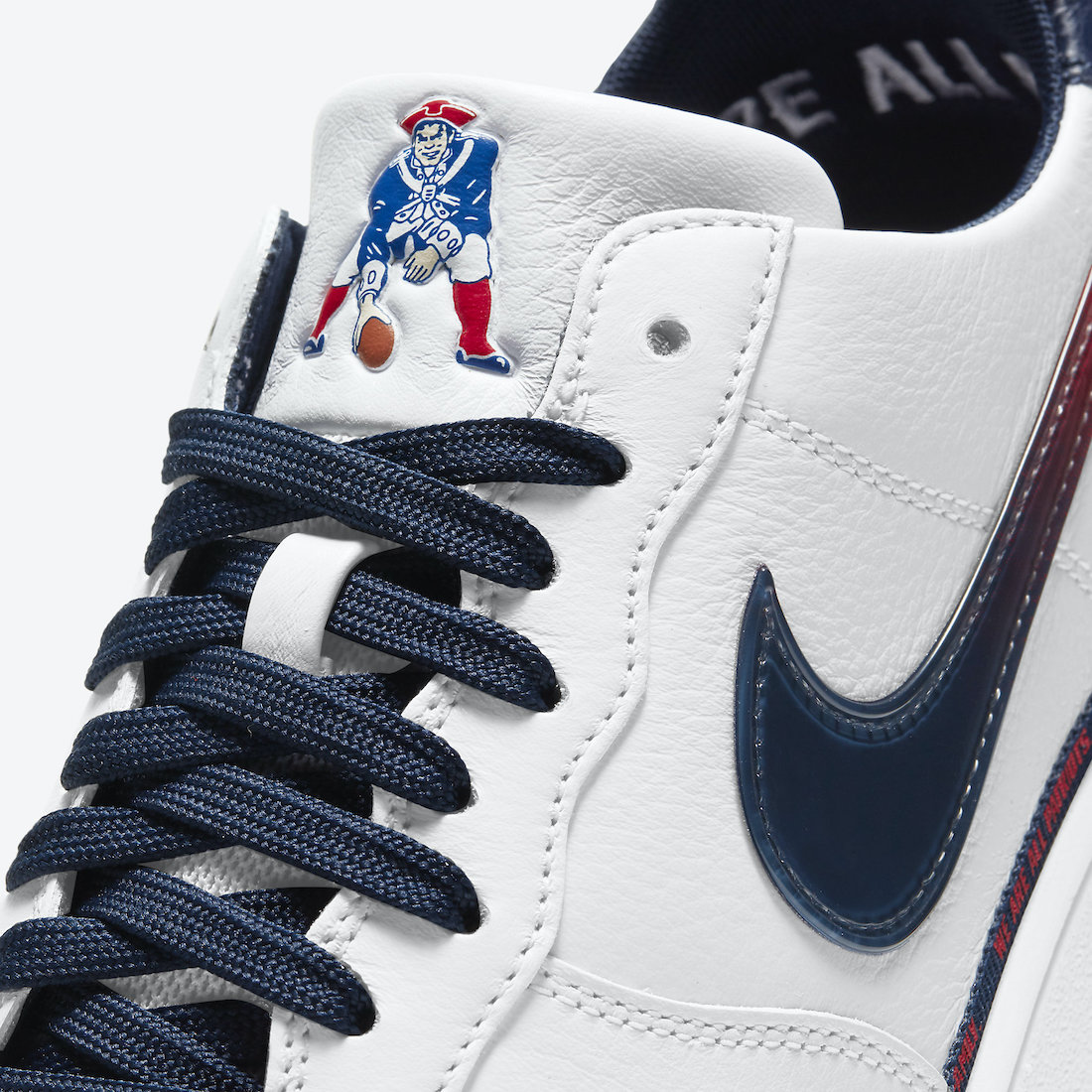 nike air force one patriots sneakers