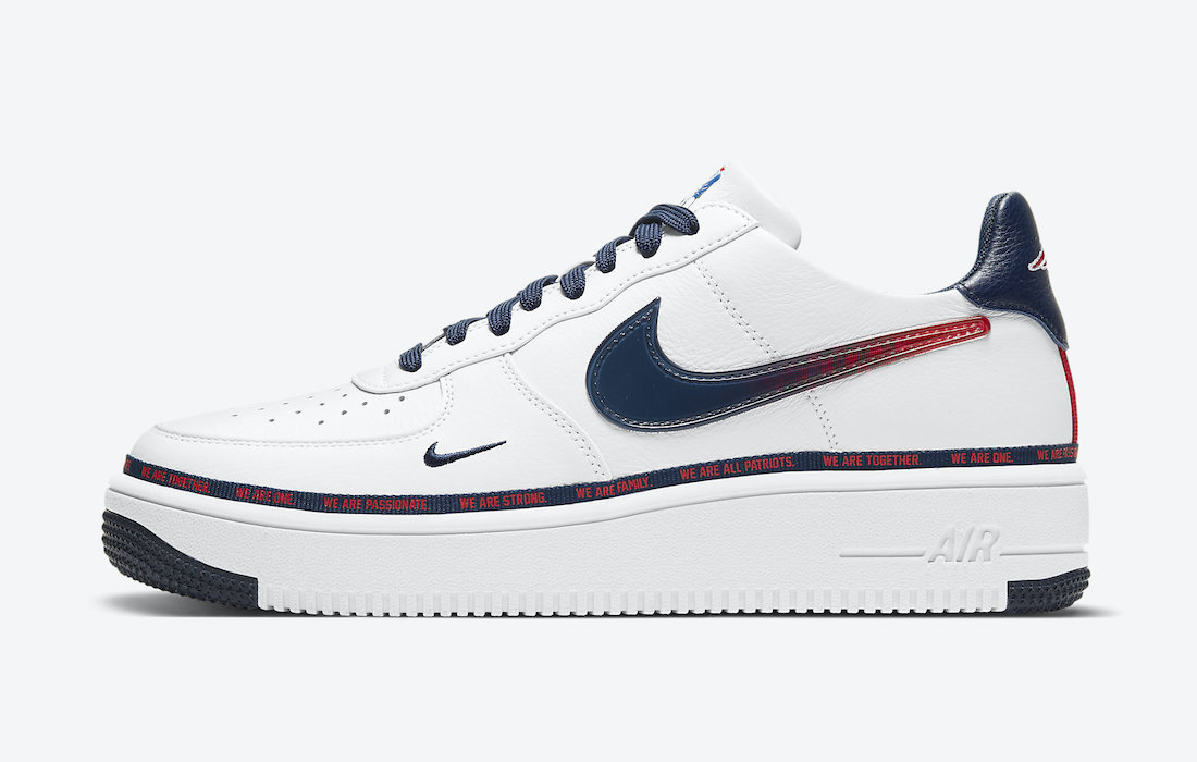 Nike Air Force 1 Ultraforce New England Patriots DB6316-100 Release Date