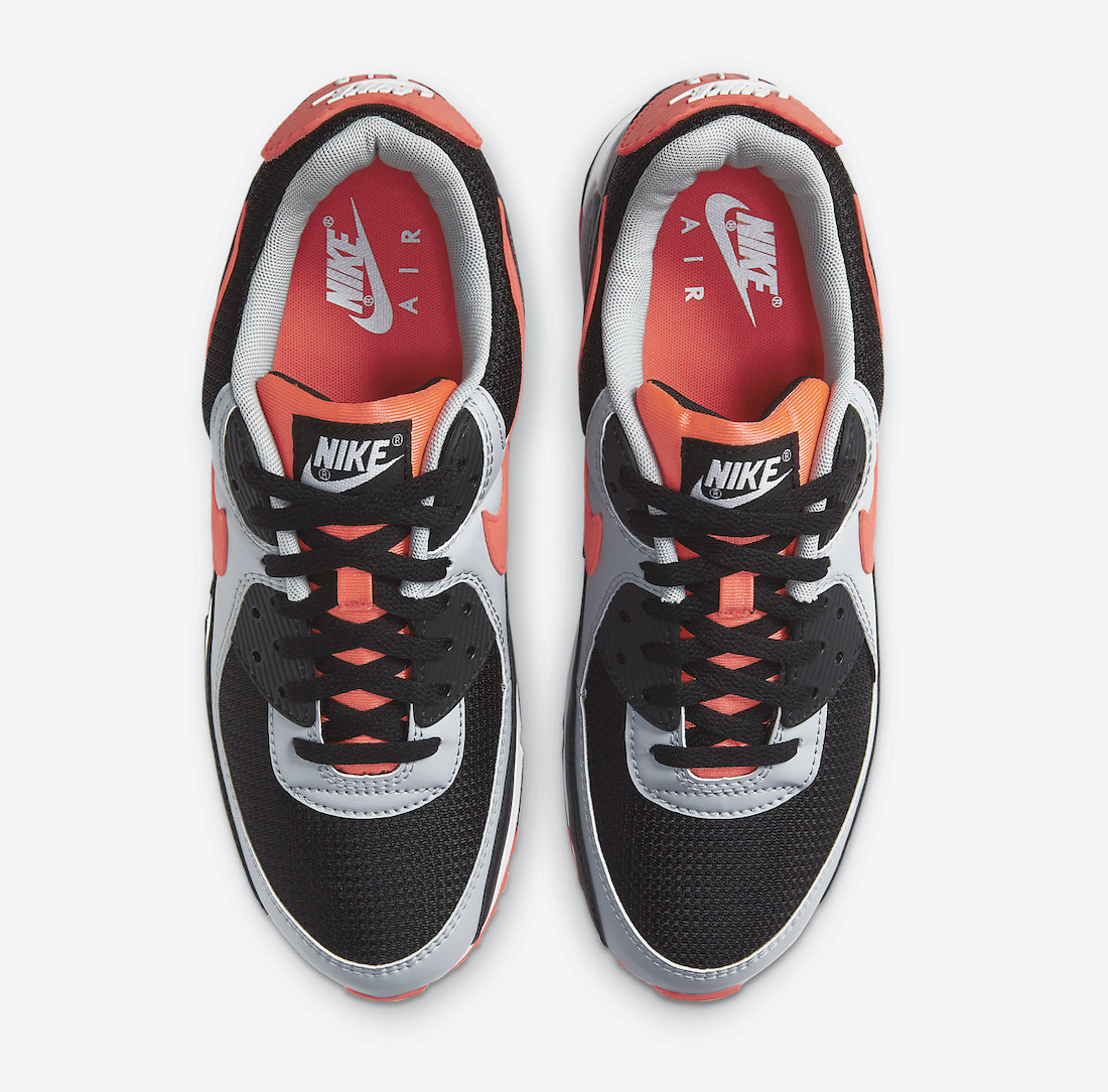 Nike Air Max 90 Black Radiant Red CZ4222-001 Release Date