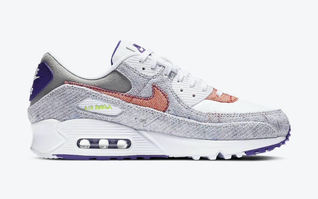 Nike Air Max 90 NRG White Electric Green Court Purple CT1684-100 발매일