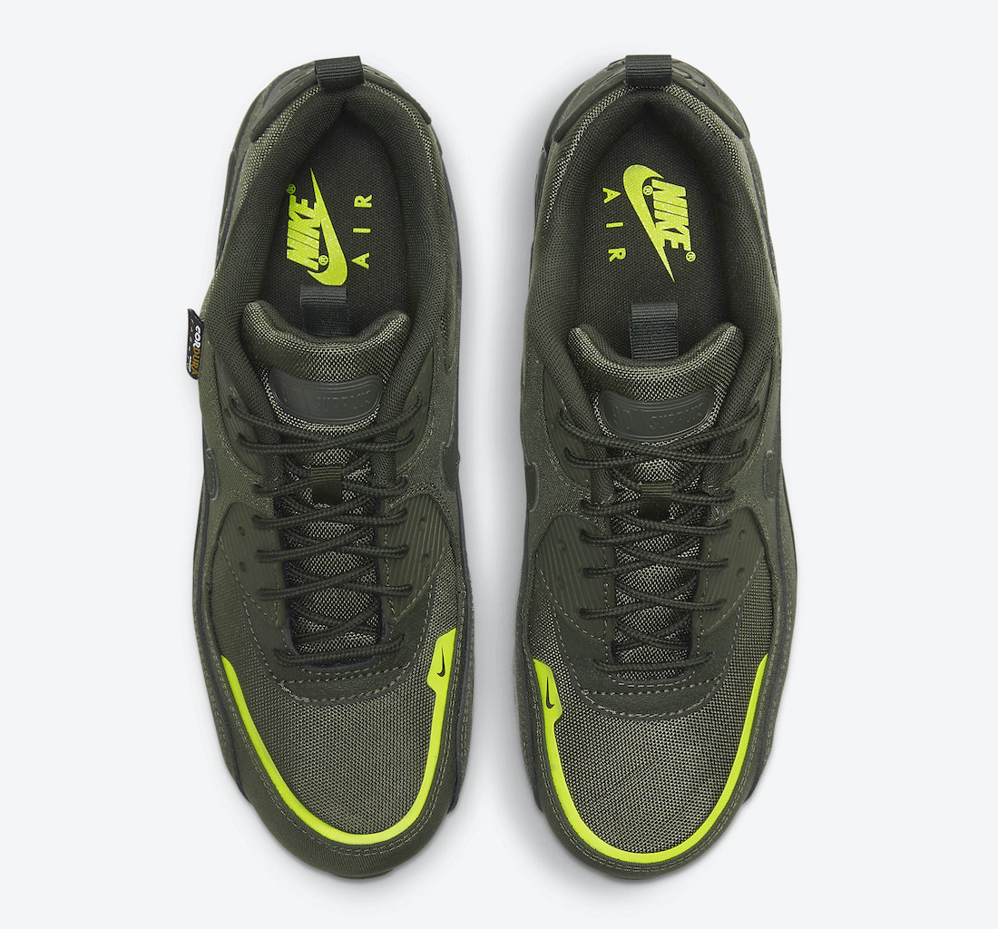 Nike Air Max 90 Surplus Cargo Khaki Lemon Venom CQ7743-300 Release Date