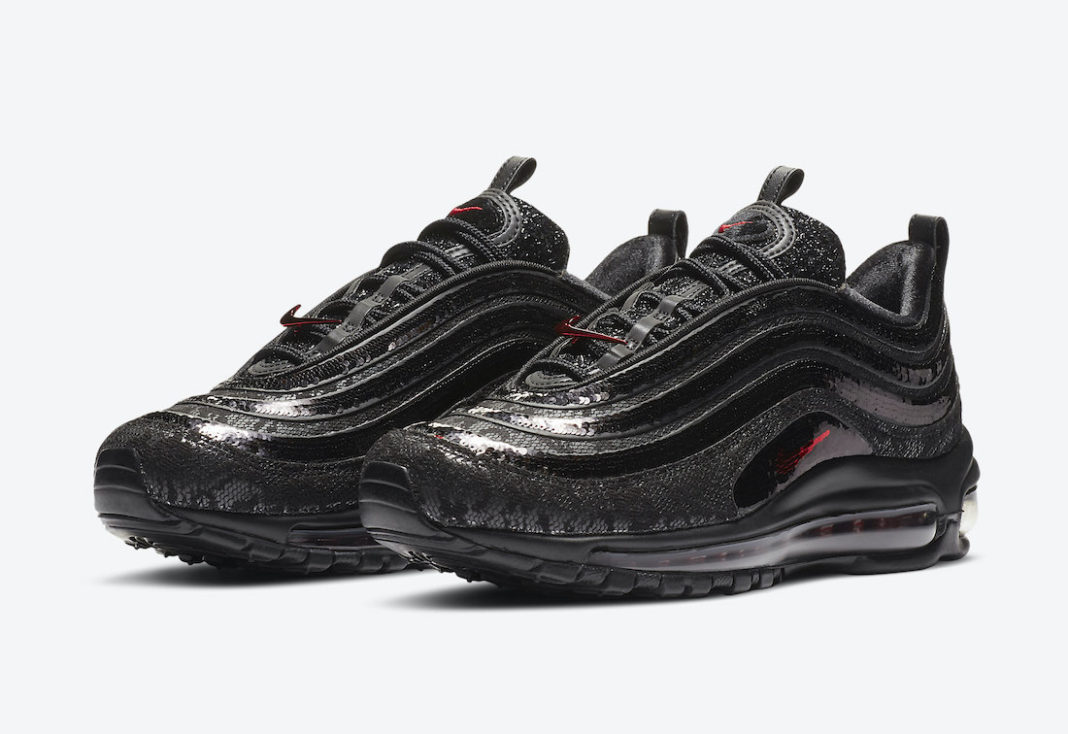 Nike Air Max 97 Sequin Black Red DC1709-060 Release Date - SBD