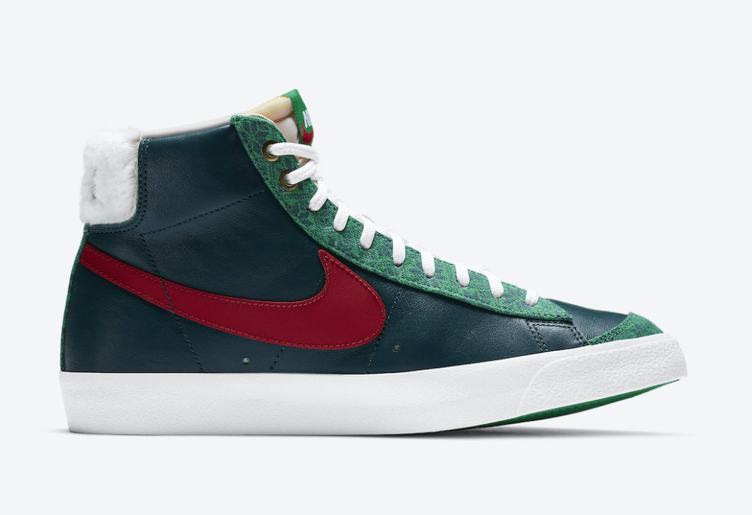 Nike Blazer Mid '77 Vintage Nordic Christmas DC1619-300 Release Date - SBD