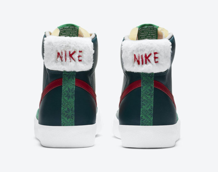 Nike Blazer Mid '77 Vintage Nordic Christmas DC1619-300 Release Date - SBD