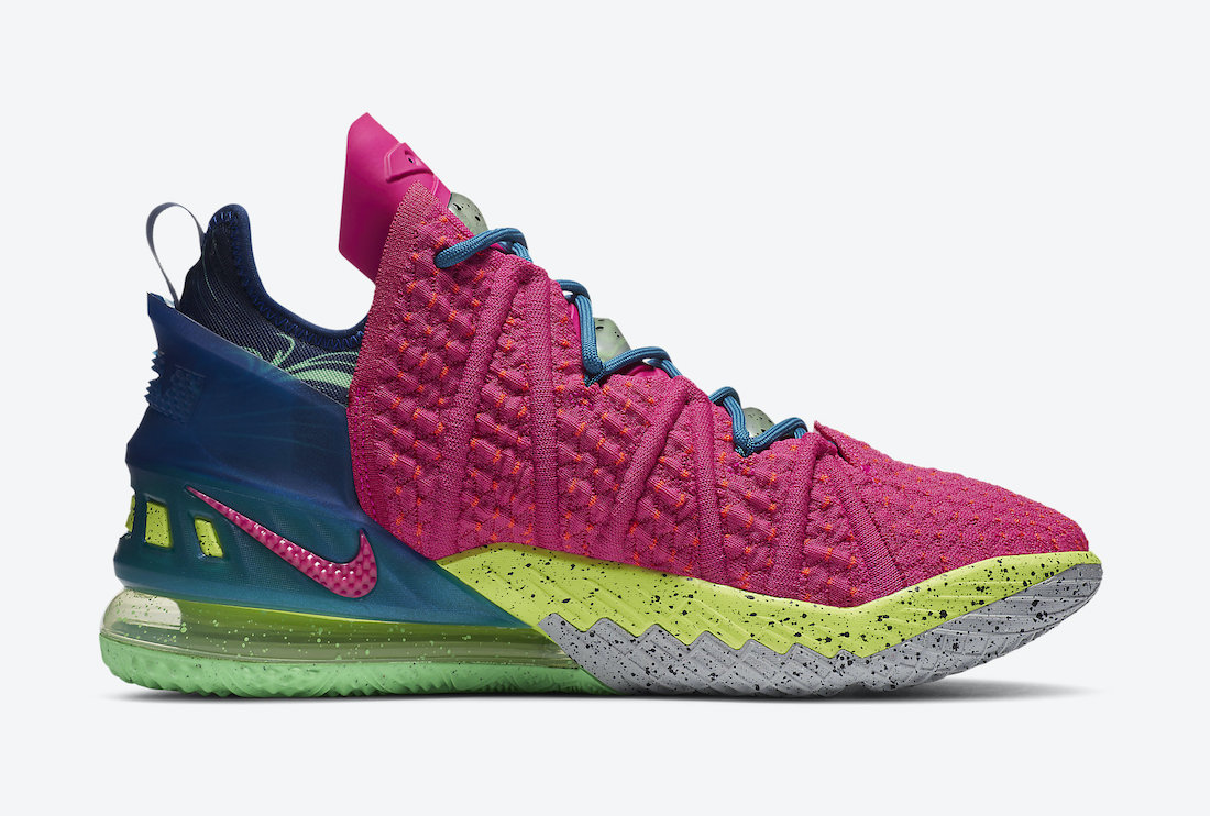 Nike LeBron 18 Los Angeles By Night Pink Prime DB8148-600 Release Date