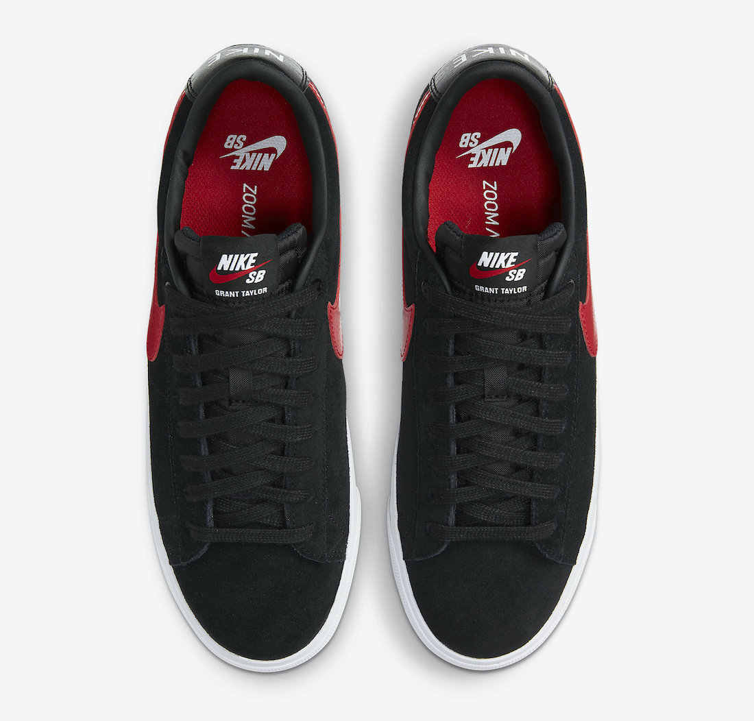 Nike SB Blazer Low GT Black University Red White 704939-005 Release Date