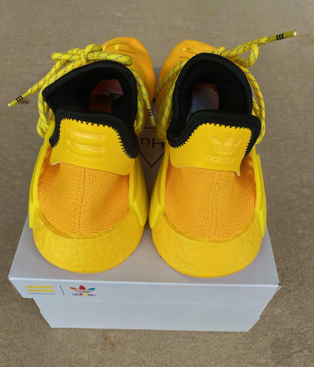 pharrell adidas nmd hu yellow