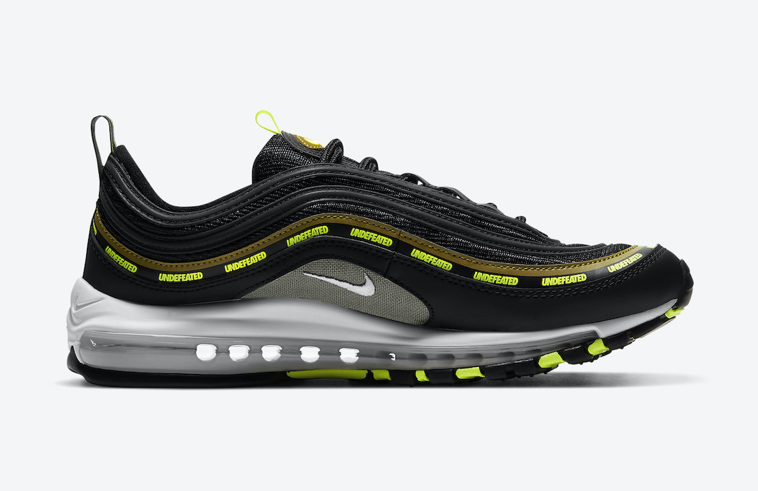 Undefeated Nike Air Max 97 Black Volt DC4830 001 Release Date 2