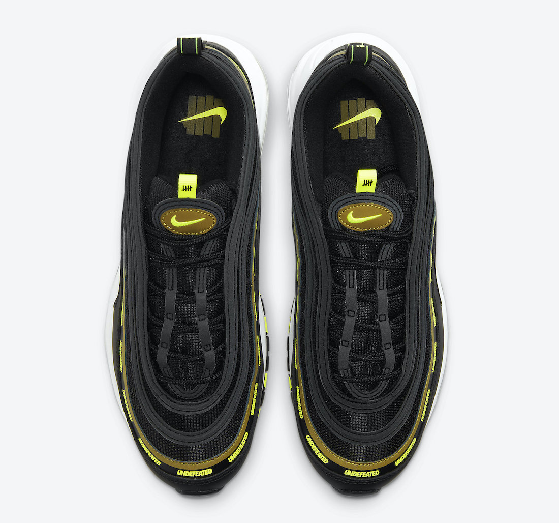 Undefeated Nike Air Max 97 Black Volt DC4830 001 Release Date 3