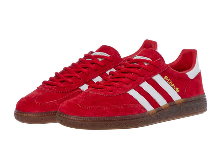 国内配送 adidas HANDBALL SPEZIAL SCARLET/C.WHITE/C.GREEN 