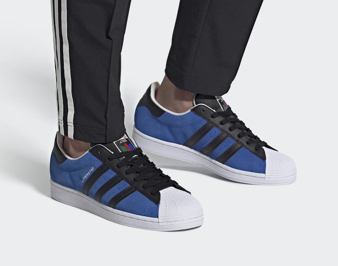 adidas superstar blue