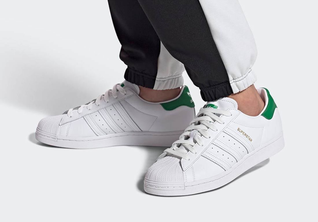 adidas Superstar White Green FZ3642 Release Date