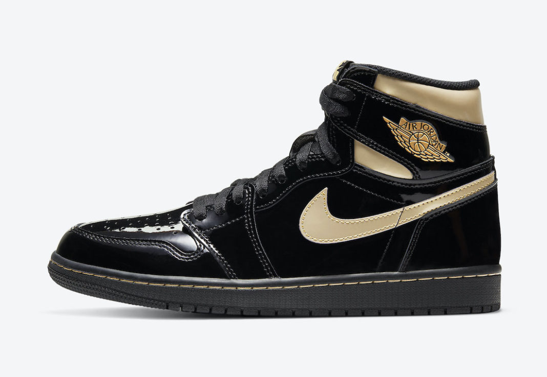 air jordan black and gold