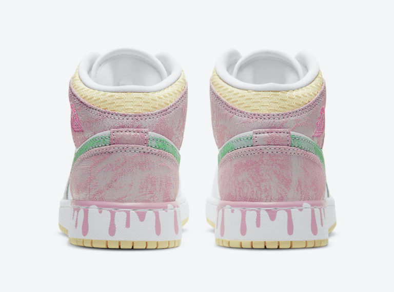 Air Jordan 1 Mid GS Paint Drip DD1666100 Release Date SBD