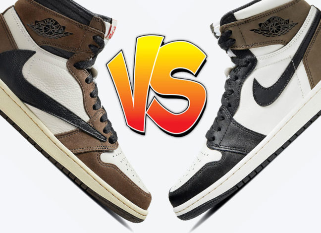 travis scott jordan 1 vs dark mocha