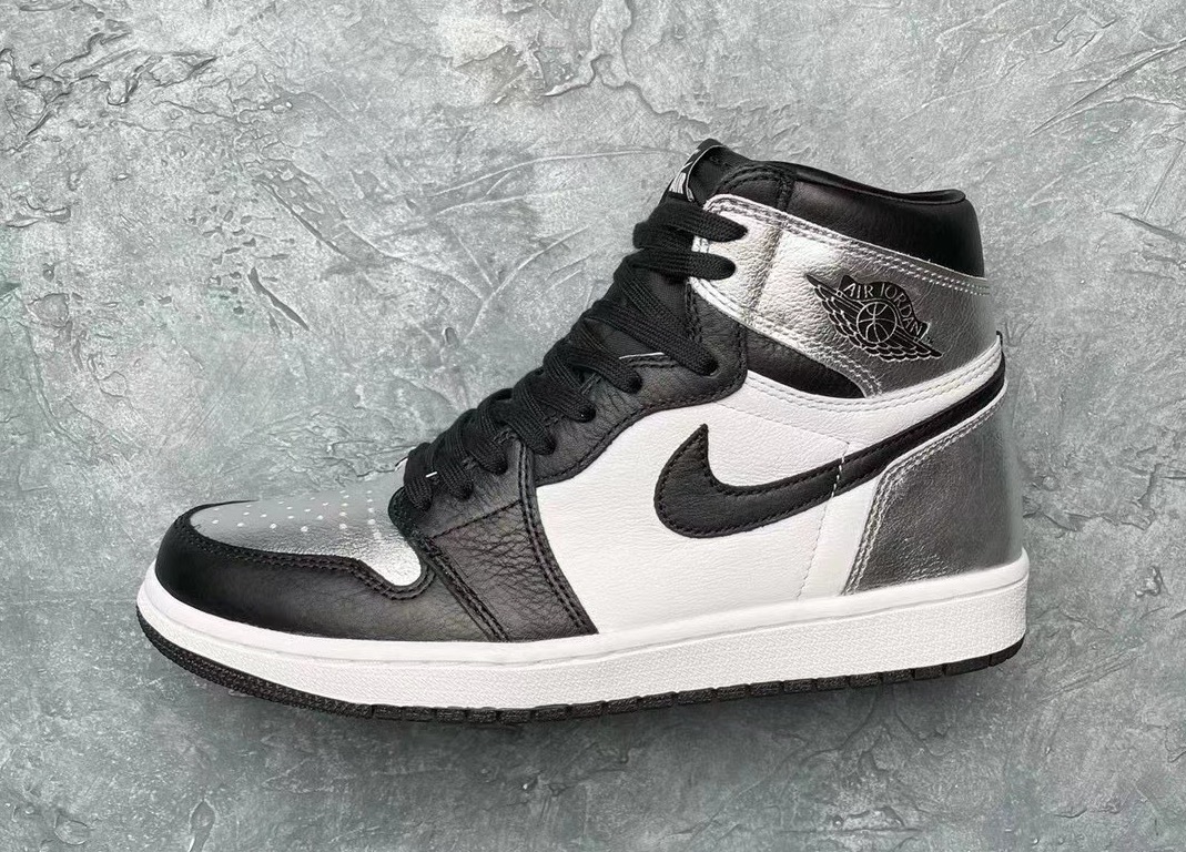 jordans black and silver