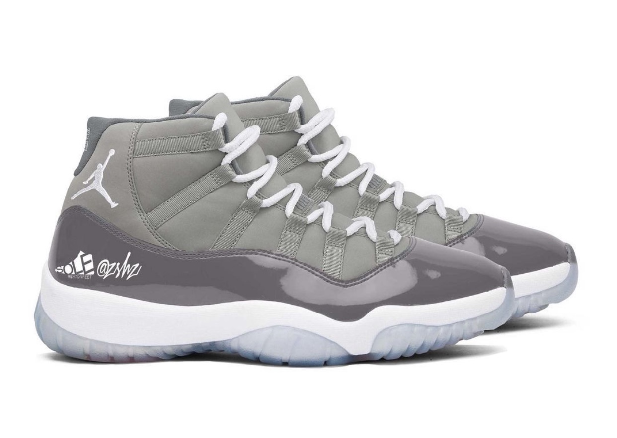 retro 11 jordans grey