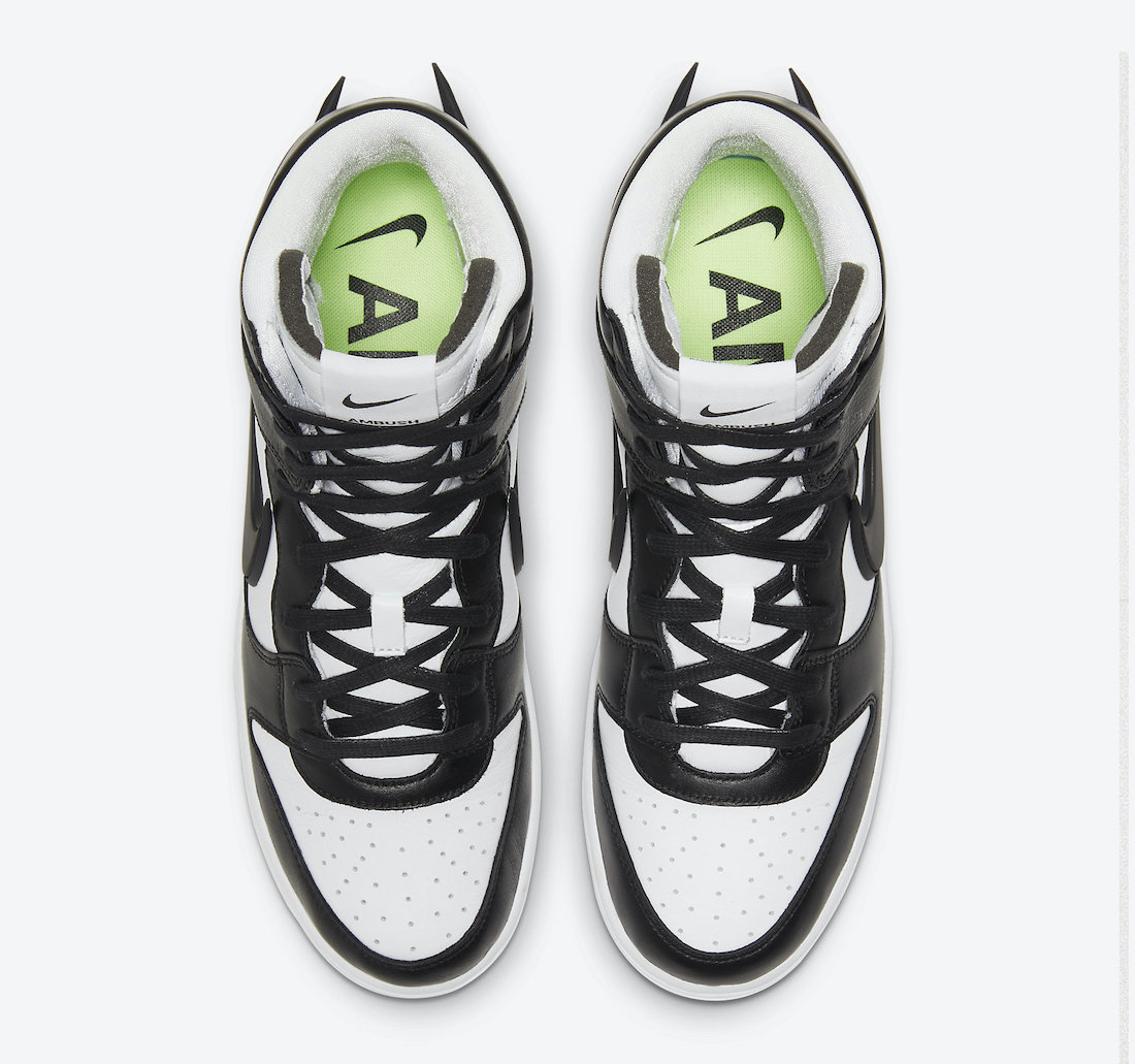 Ambush Nike Dunk High Black White CU7544-001 Release Date