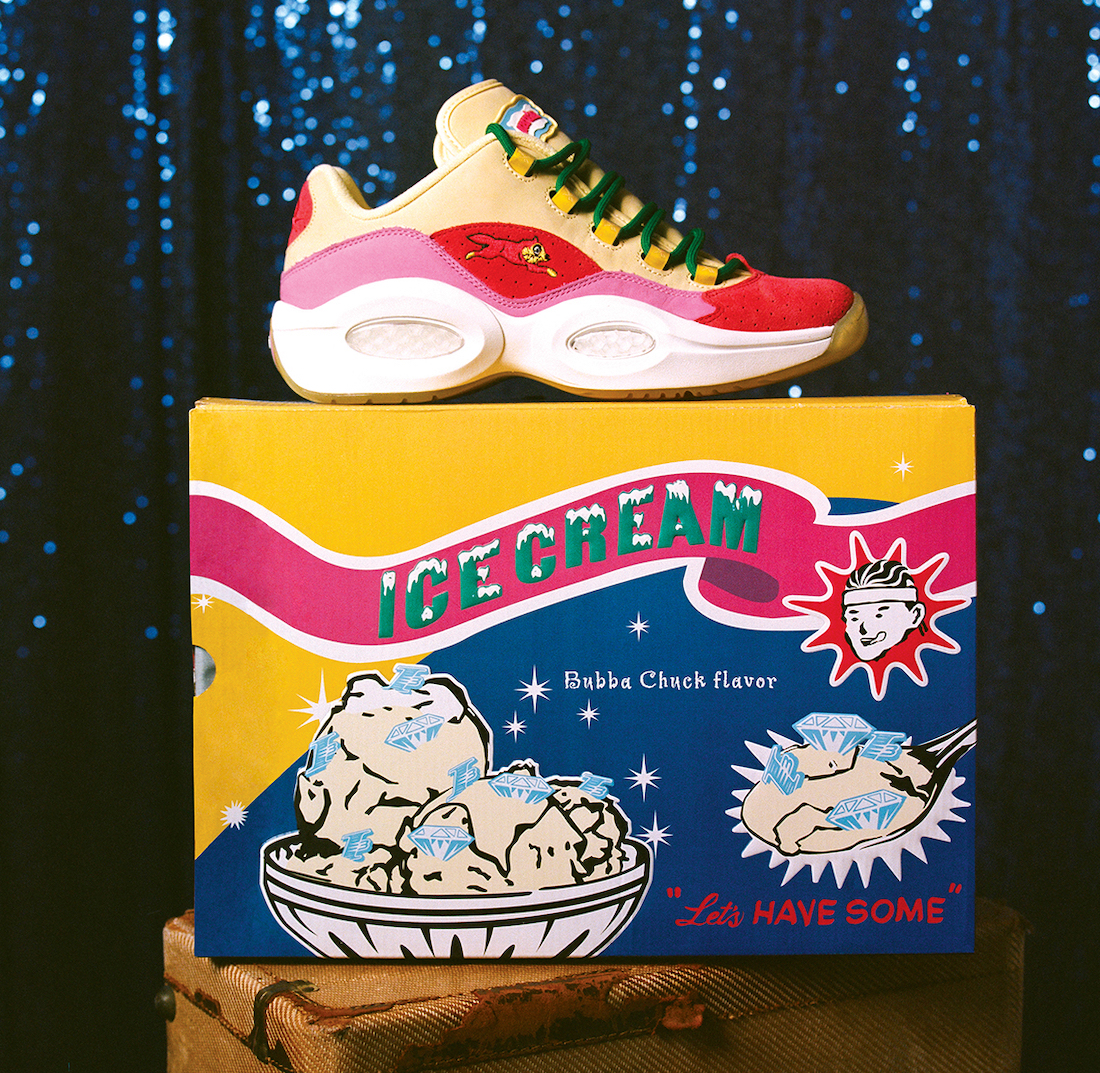 BBC Ice Cream Reebok Question Low Running Dog Release Date