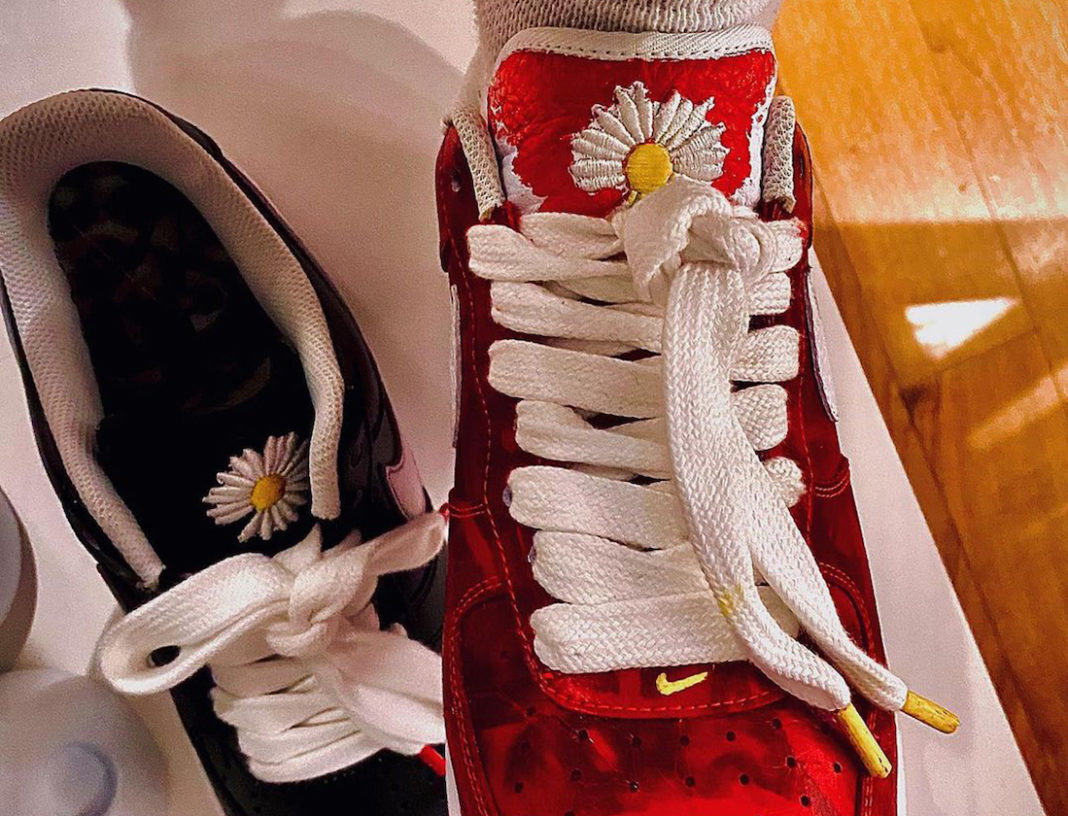 G-Dragon PEACEMINUSONE x Nike Air Force 1 Red Friends and Family