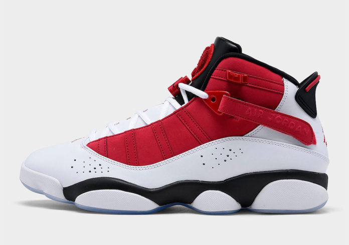 Jordan 6 Rings White Black Red 322992-106 Release Date