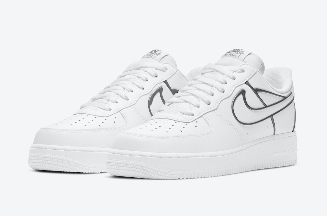 nike air force 1 low white with joggers