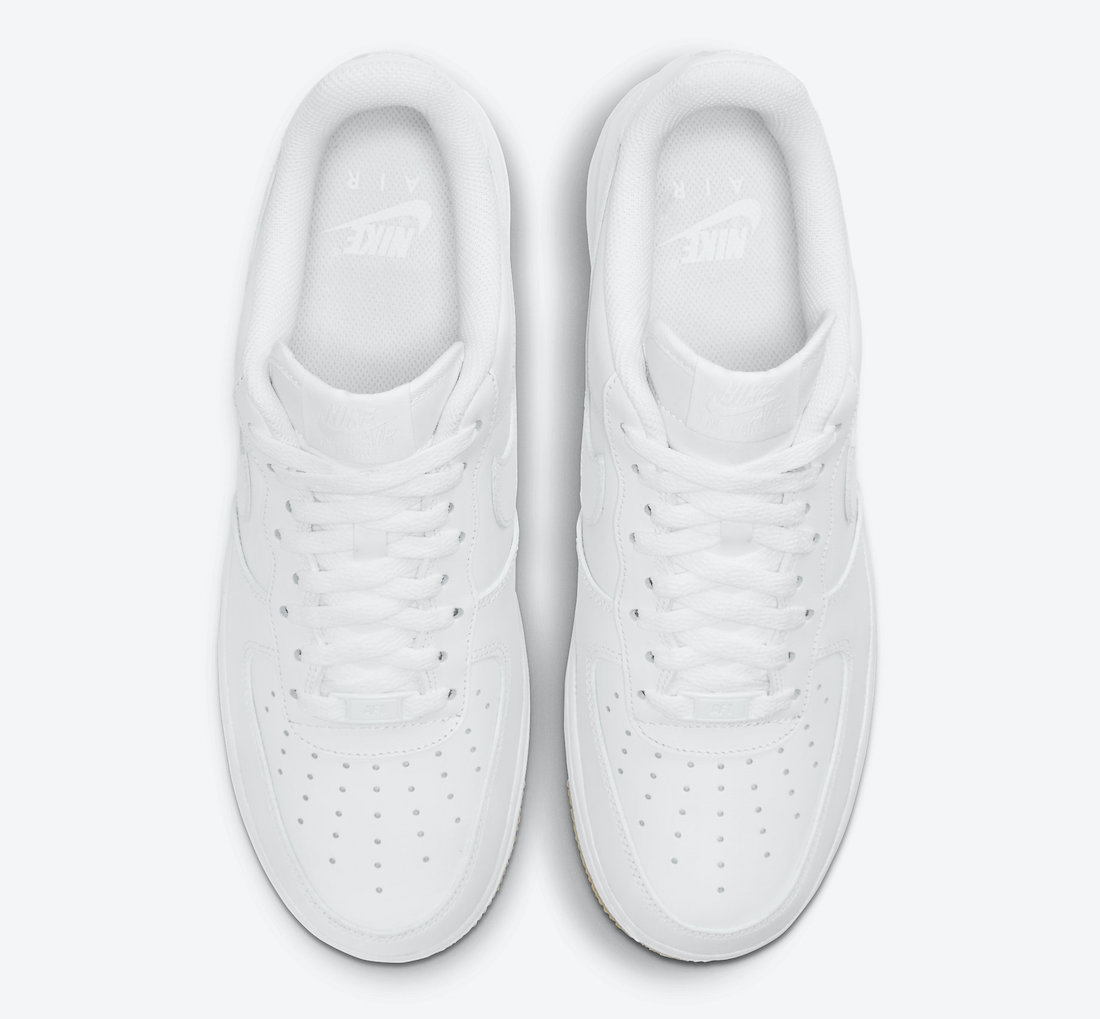 Nike Air Force 1 Low White Gum DJ2739-100 Release Date - SBD
