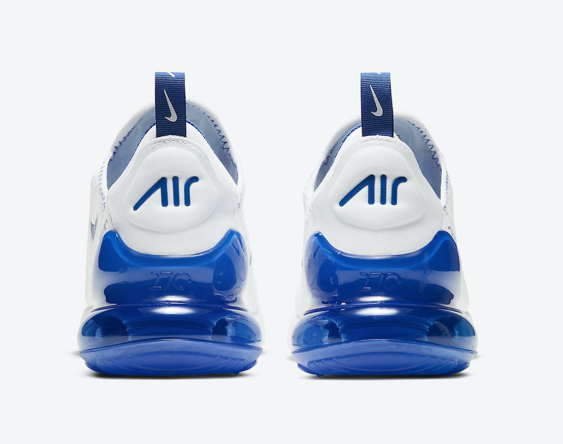 Nike Air Max 270 White Blue Dh0268 100 Release Date Sbd