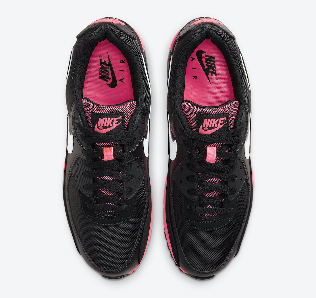 Nike Air Max 90 Black Racer Pink DB3915-003 Release Date - SBD