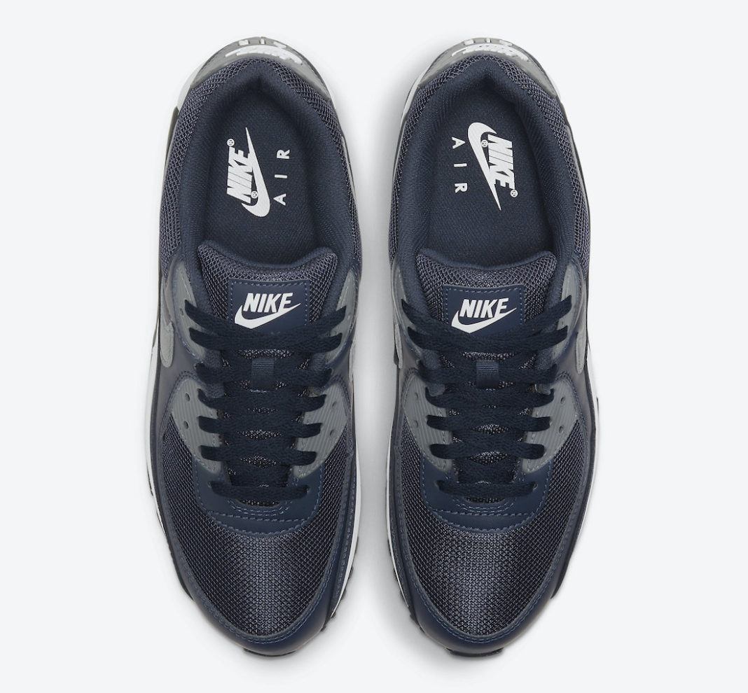 Nike Air Max 90 Navy Grey DH4095-400 Release Date - SBD