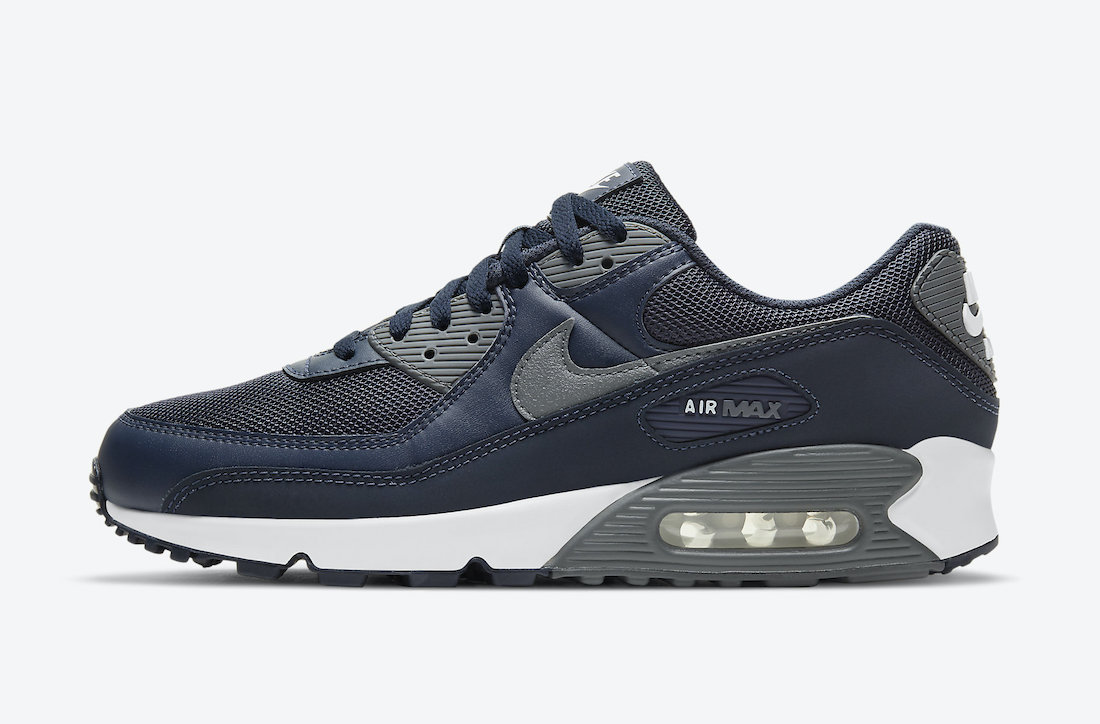 Nike Air Max 90 Navy Grey DH4095-400 Release Date