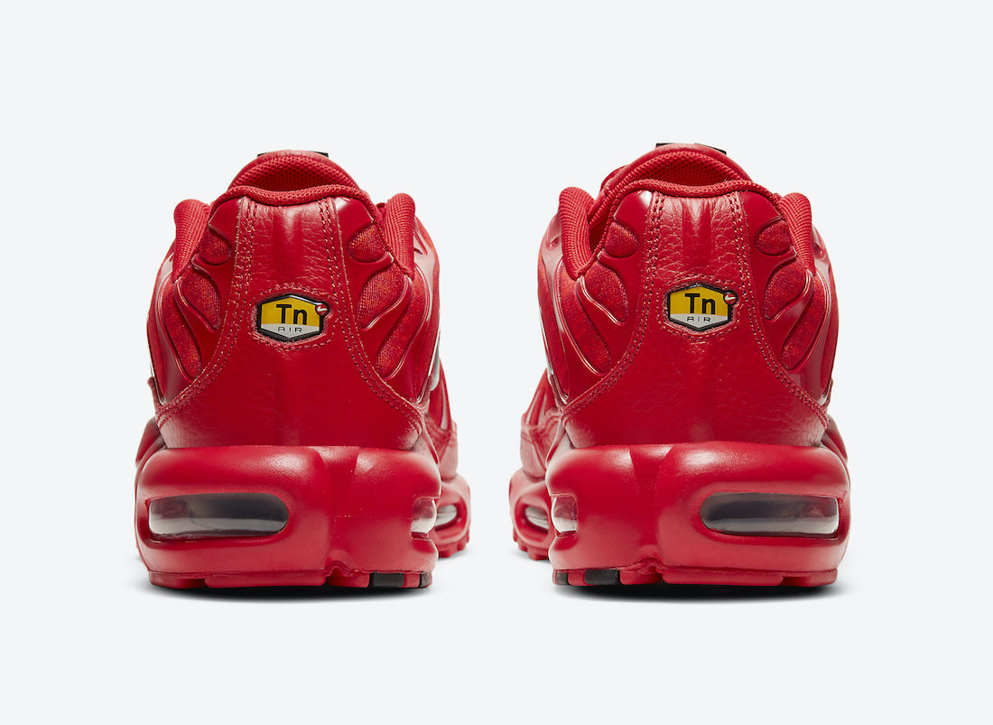 The Nike Air Max Plus Goes All Red Sneakers Cartel