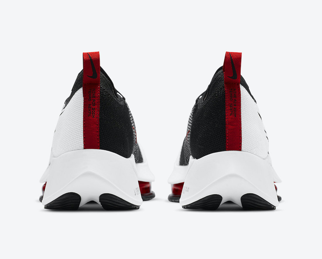 Nike Air Zoom Tempo NEXT White University Red Black CI9923-102 Release Date