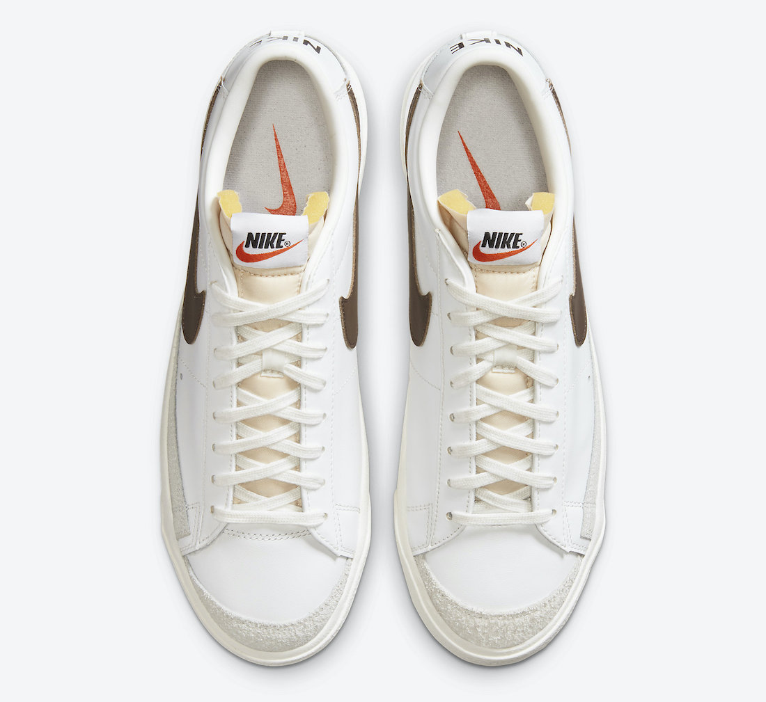 Nike Blazer Low 77 Vintage White Chocolate DA6364-100 Release Date - SBD