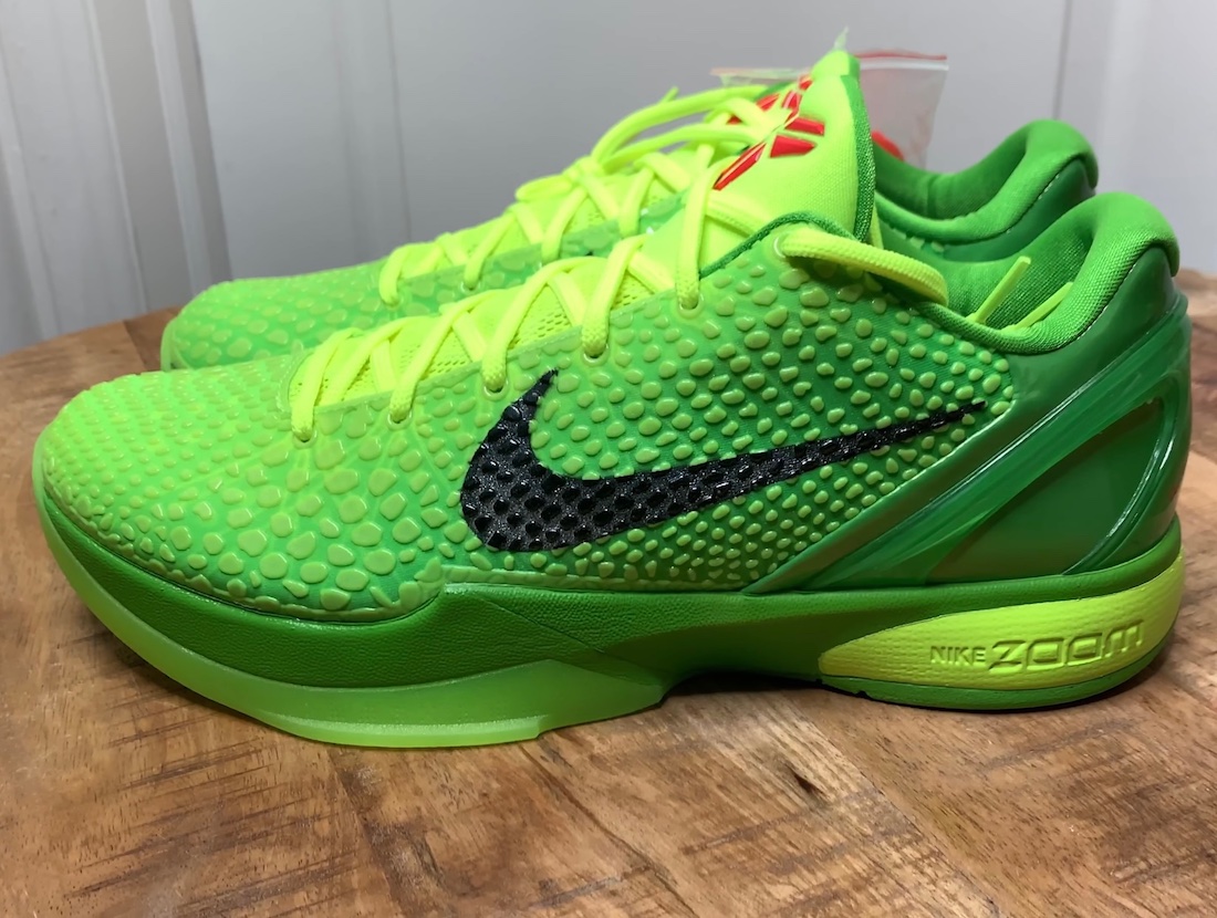 Nike Kobe 6 Protro Grinch CW2190-300 Release Date - SBD