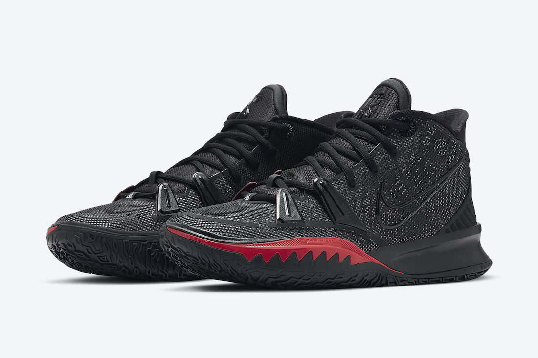 Nike Kyrie 7 Black University Red CQ9327-001 Release Date