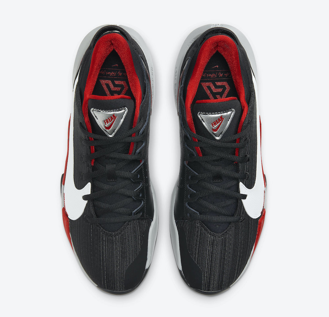 Nike Zoom Freak 2 Black White University Red CK5424-003 Release Date