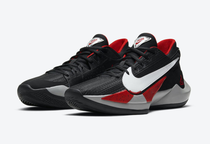 Nike Zoom Freak 2 Black White University Red CK5424-003 Release Date