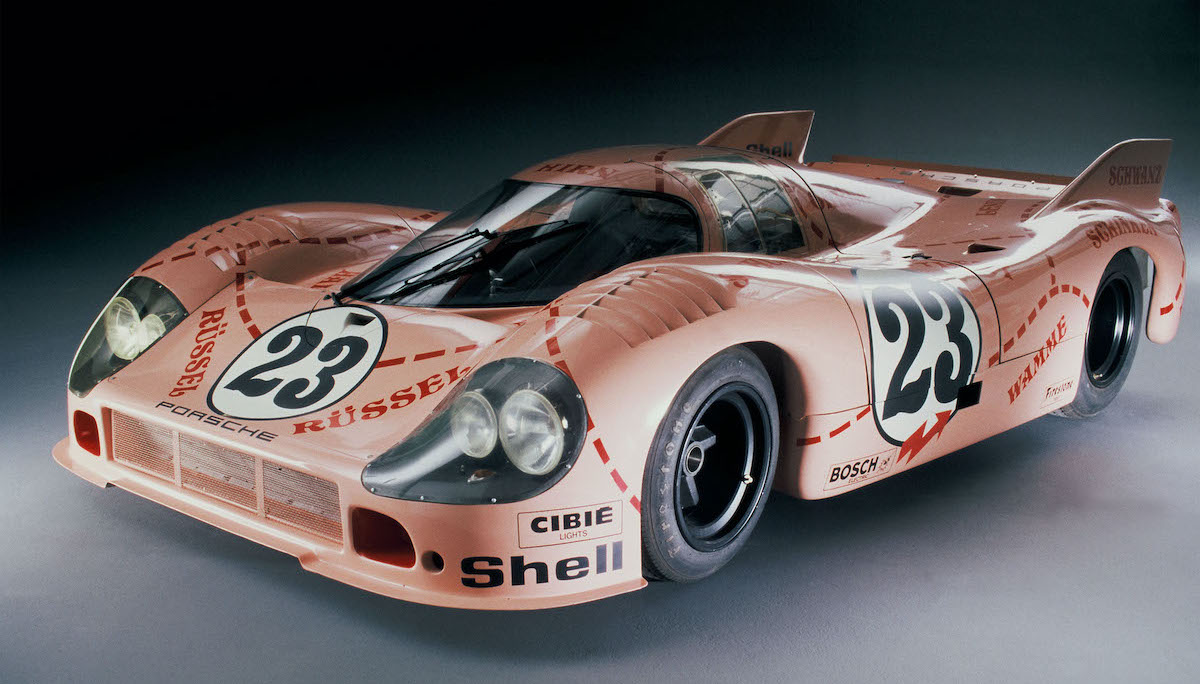 Porsche 917 20 Pink Pig Race Car Le Mans