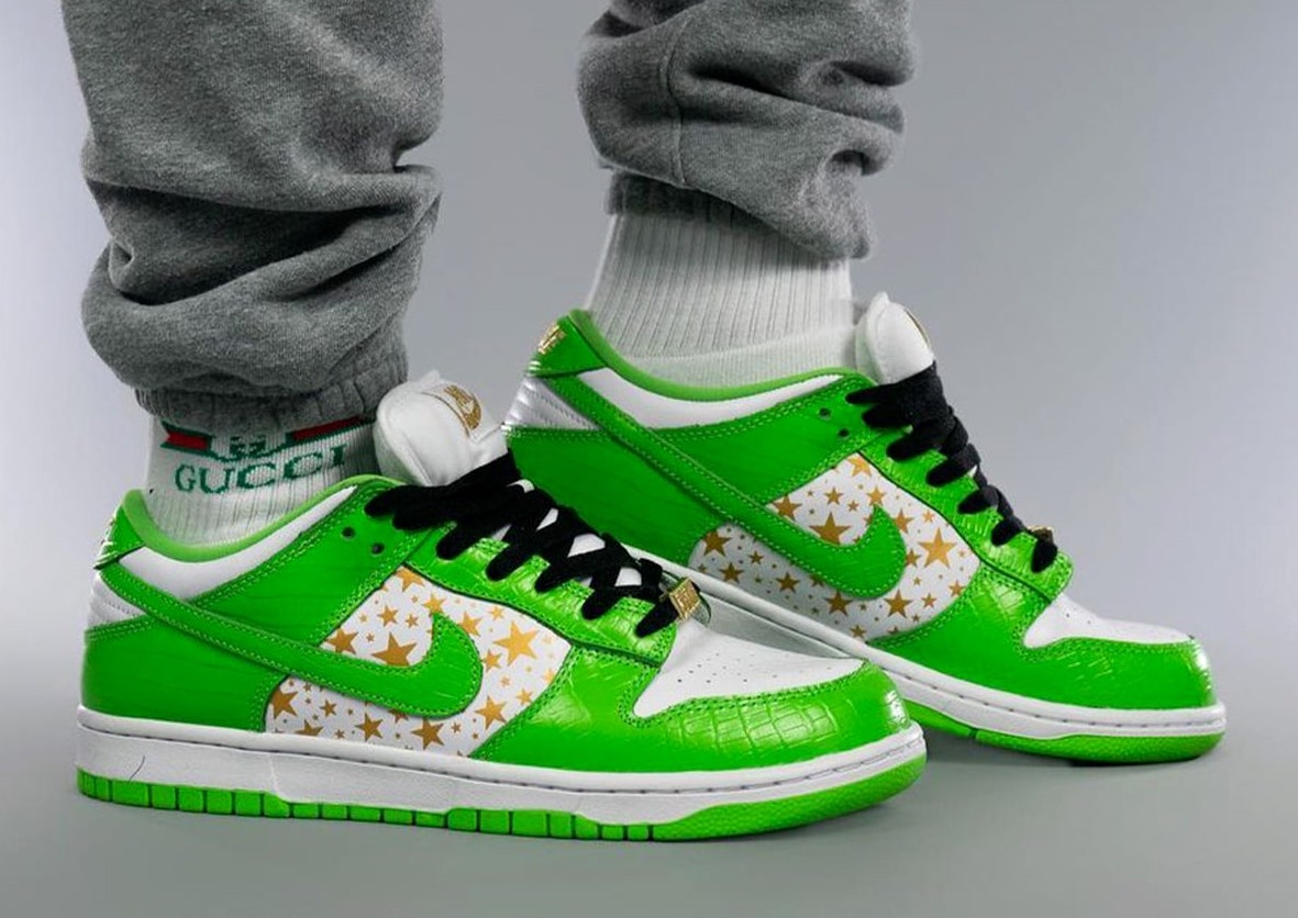 nike sb dunk supreme green