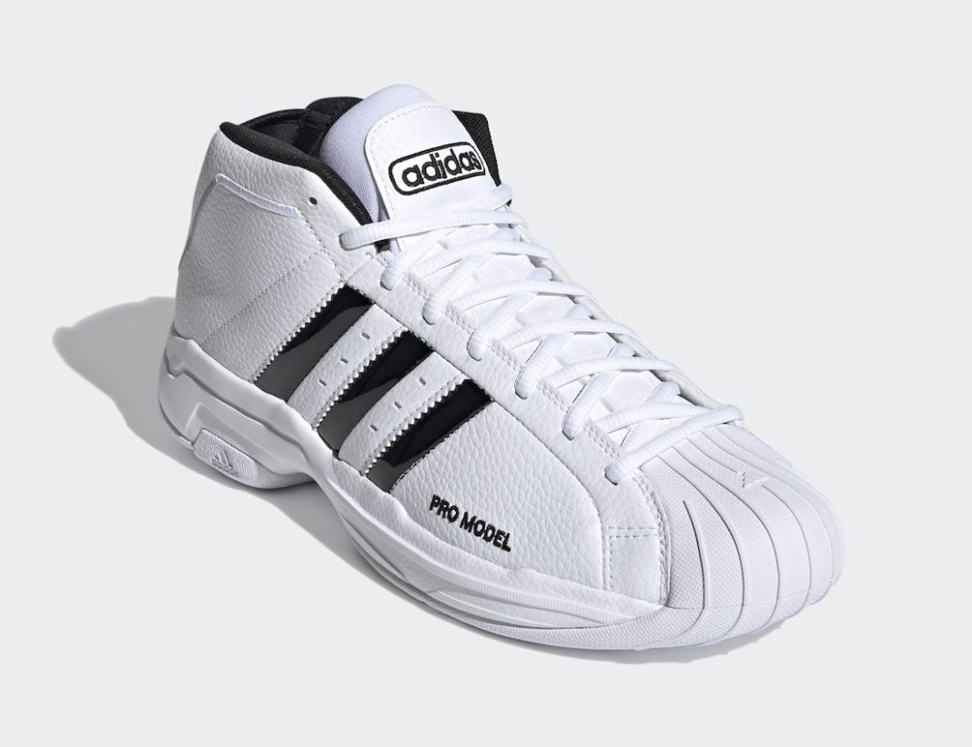 Adidas Pro Model 2g Cloud White Core Black Fw4344 Release Date Sbd 2557