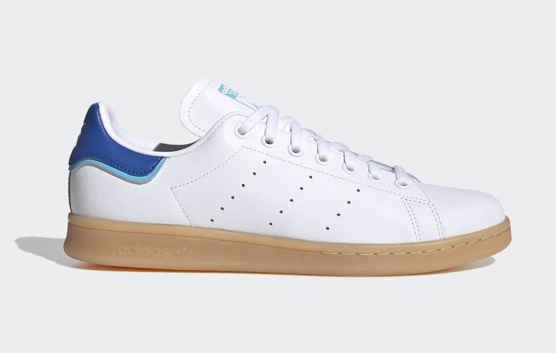 adidas Stan Smith With Blue Heels and 