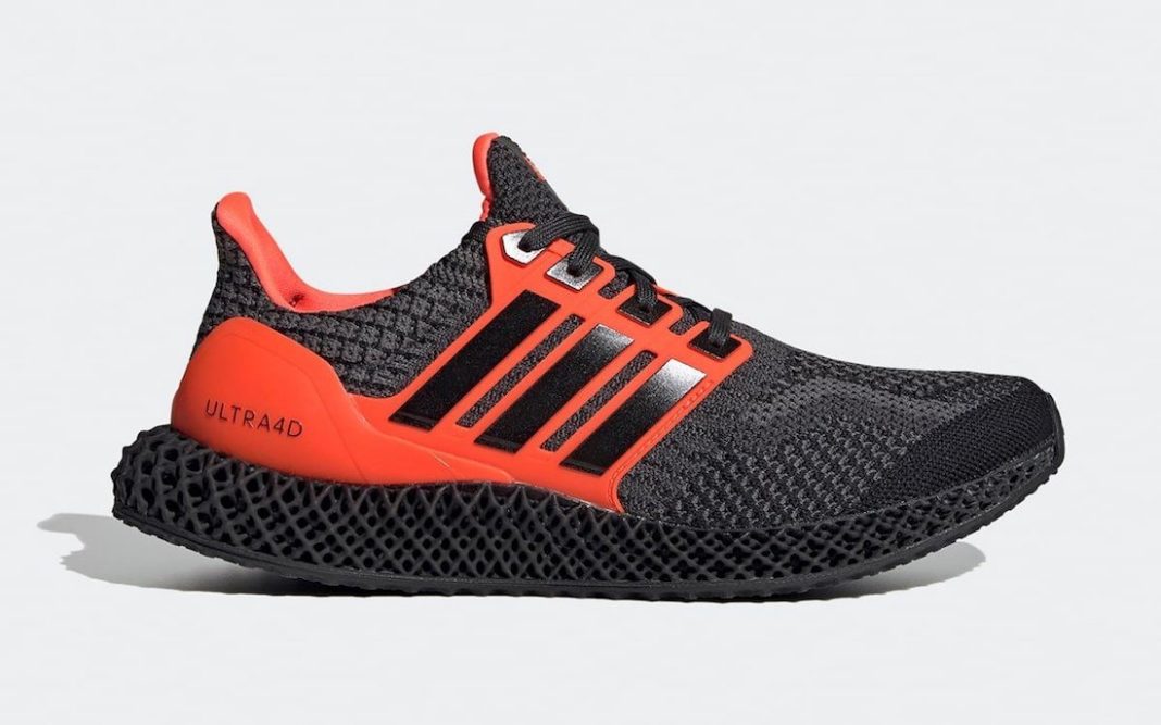 adidas Ultra 4D Core Black Solar Red G58159 Release Date